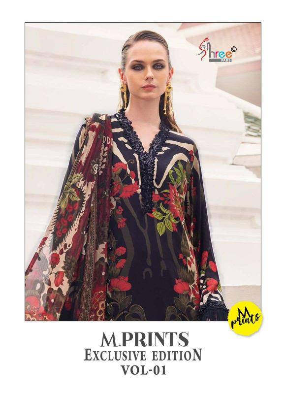 Shree fabs m print exculsive edition vol-1 salwar suits manufacturers in Kolkata